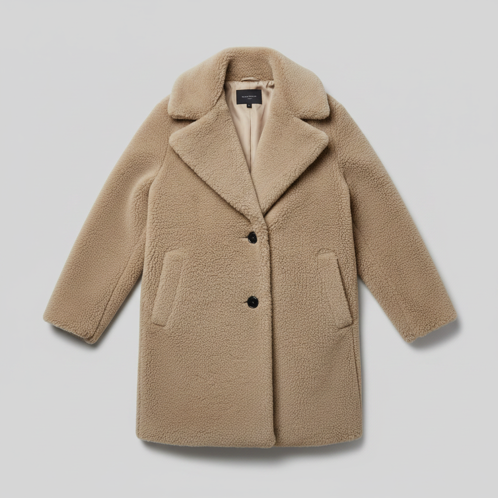 Casaco Feminino Teddy | Jaqueta Aconchegante de Inverno