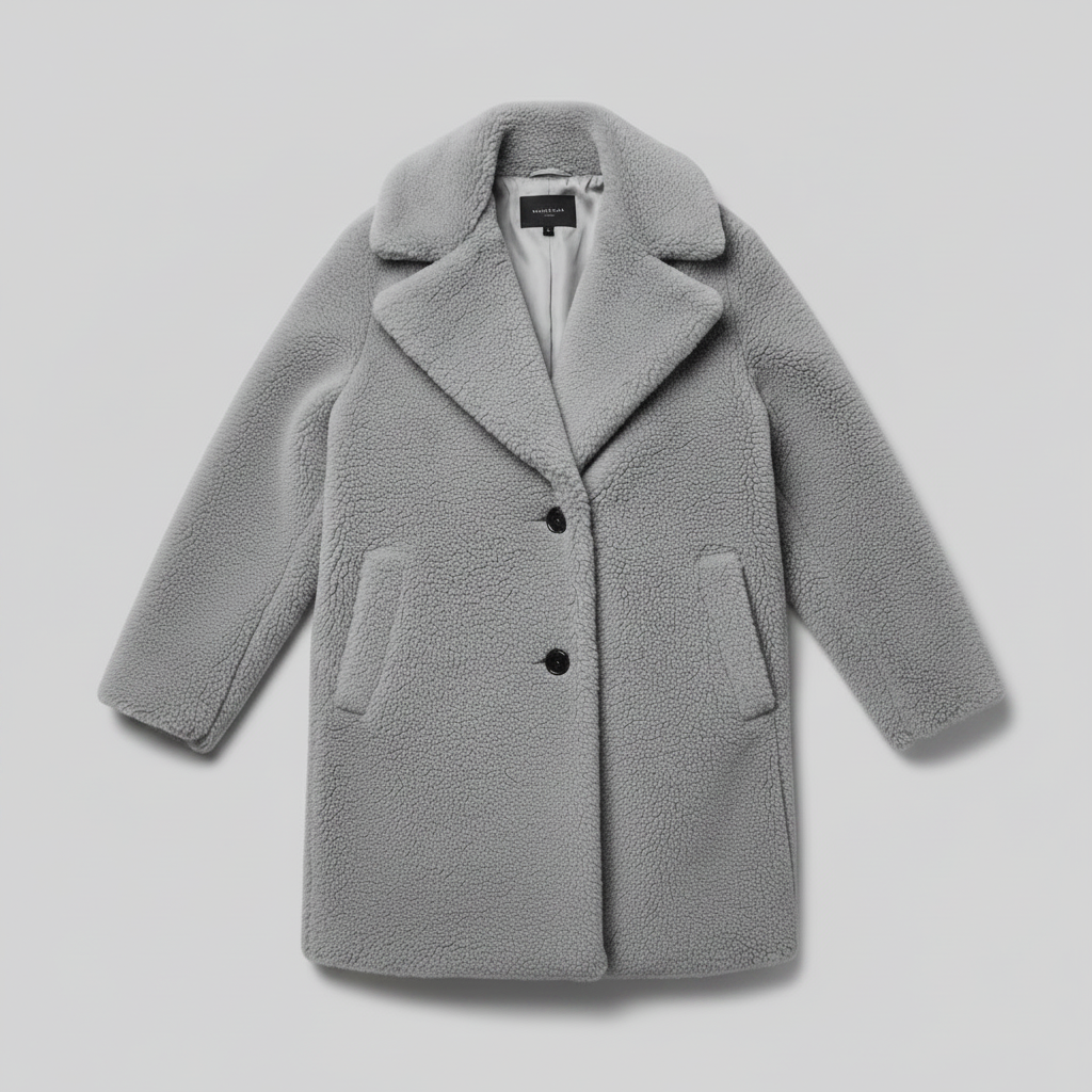 Casaco Feminino Teddy | Jaqueta Aconchegante de Inverno