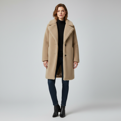 Casaco Feminino Teddy | Jaqueta Aconchegante de Inverno