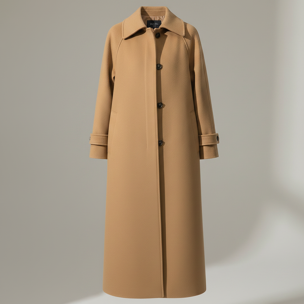 Casaco Longo Elegante Feminino | Jaqueta Clássica Ajustada