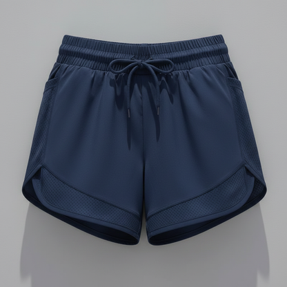 Fitness Shorts Mira | Shorts Femininos de Alta Cintura e Secagem Rápida