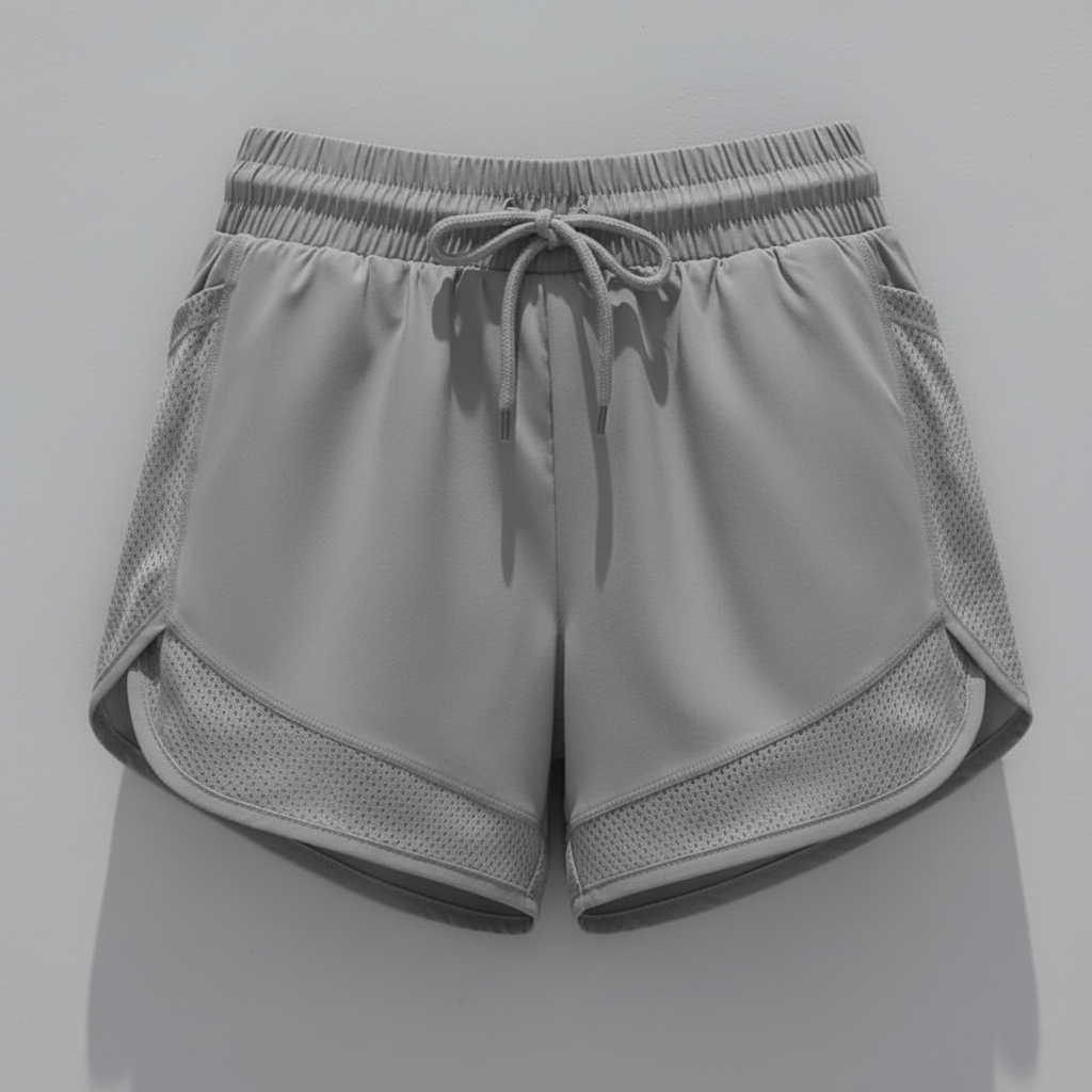 Fitness Shorts Mira | Shorts Femininos de Alta Cintura e Secagem Rápida