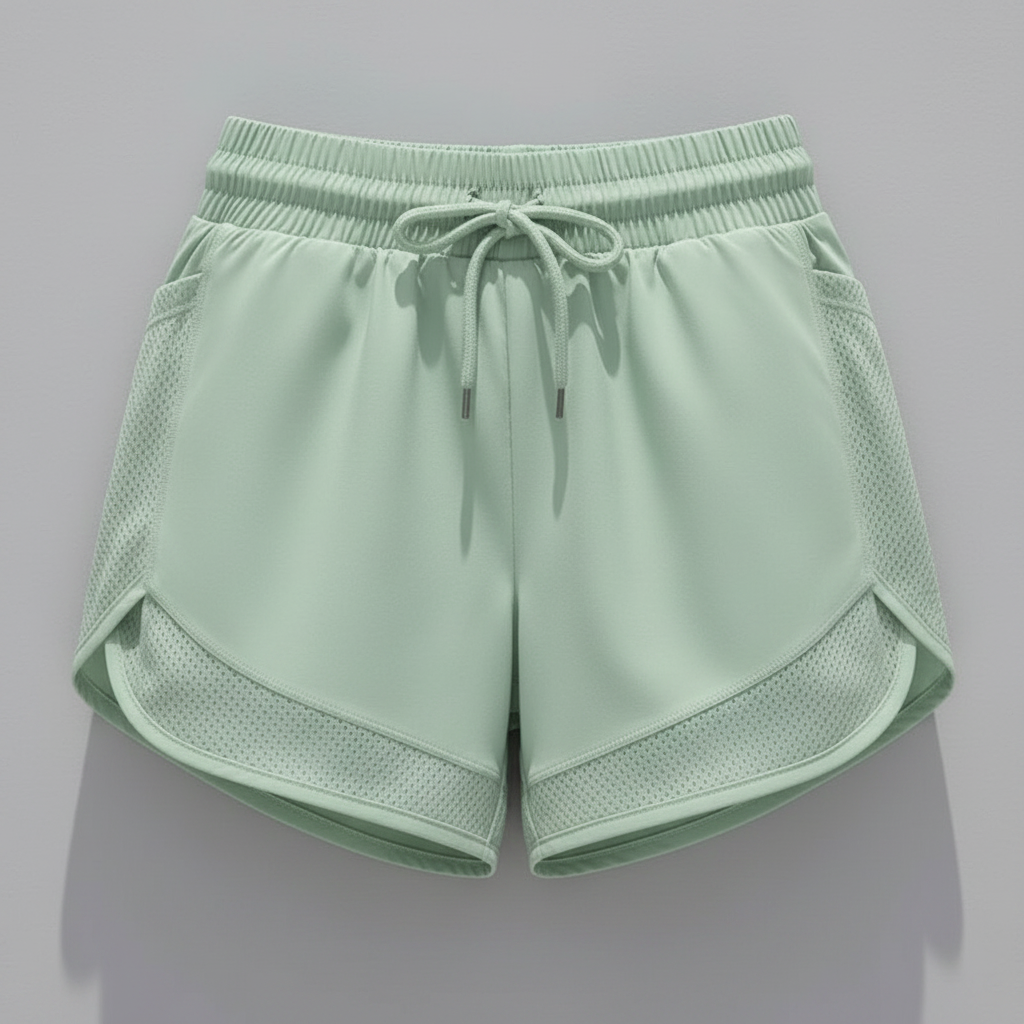 Fitness Shorts Mira | Shorts Femininos de Alta Cintura e Secagem Rápida