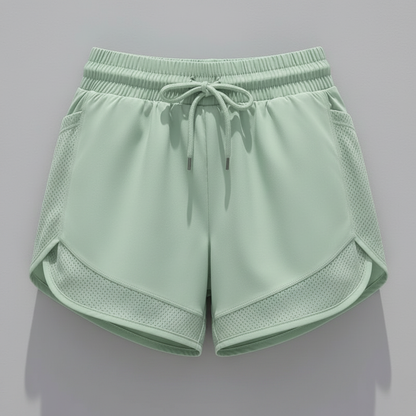 Fitness Shorts Mira | Shorts Femininos de Alta Cintura e Secagem Rápida