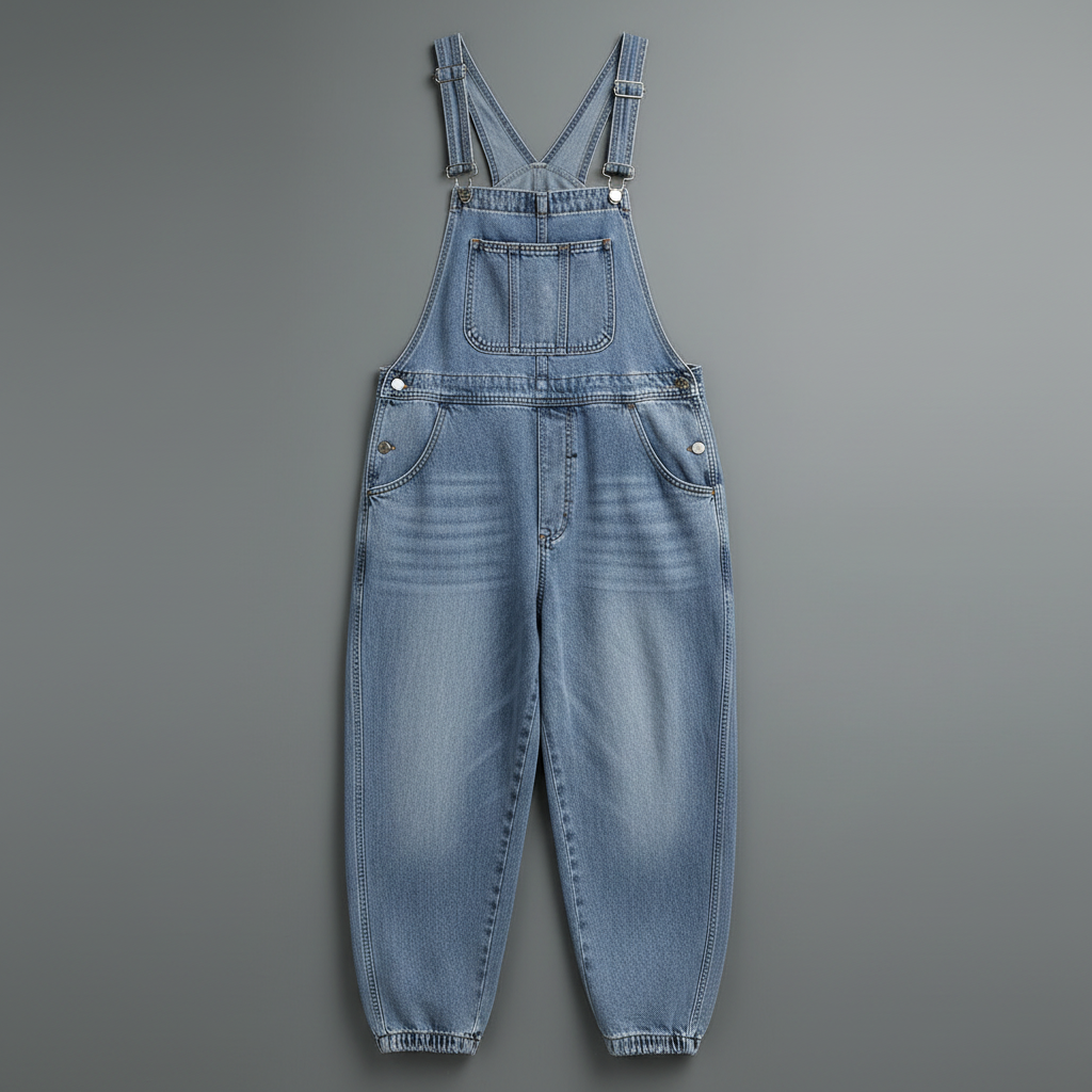 Jardineira Jeans Azul Vintage | Jardineiras Mulher