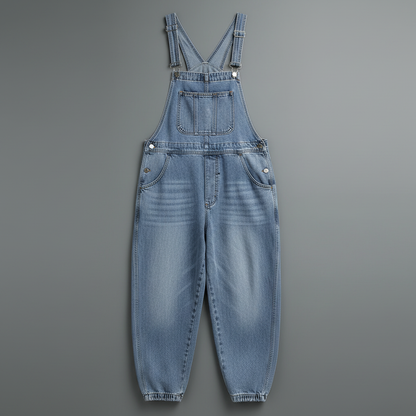 Jardineira Jeans Azul Vintage | Jardineiras Mulher
