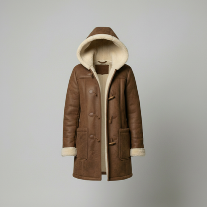 Casaco Grosso com Capuz Feminino | Jaqueta de Inverno