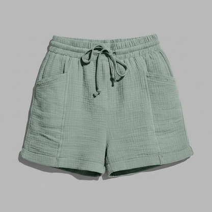 Short Feminino de Algodão Leve | Shorts de Verão Casuais