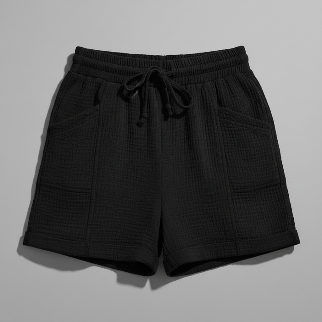 Short Feminino de Algodão Leve | Shorts de Verão Casuais