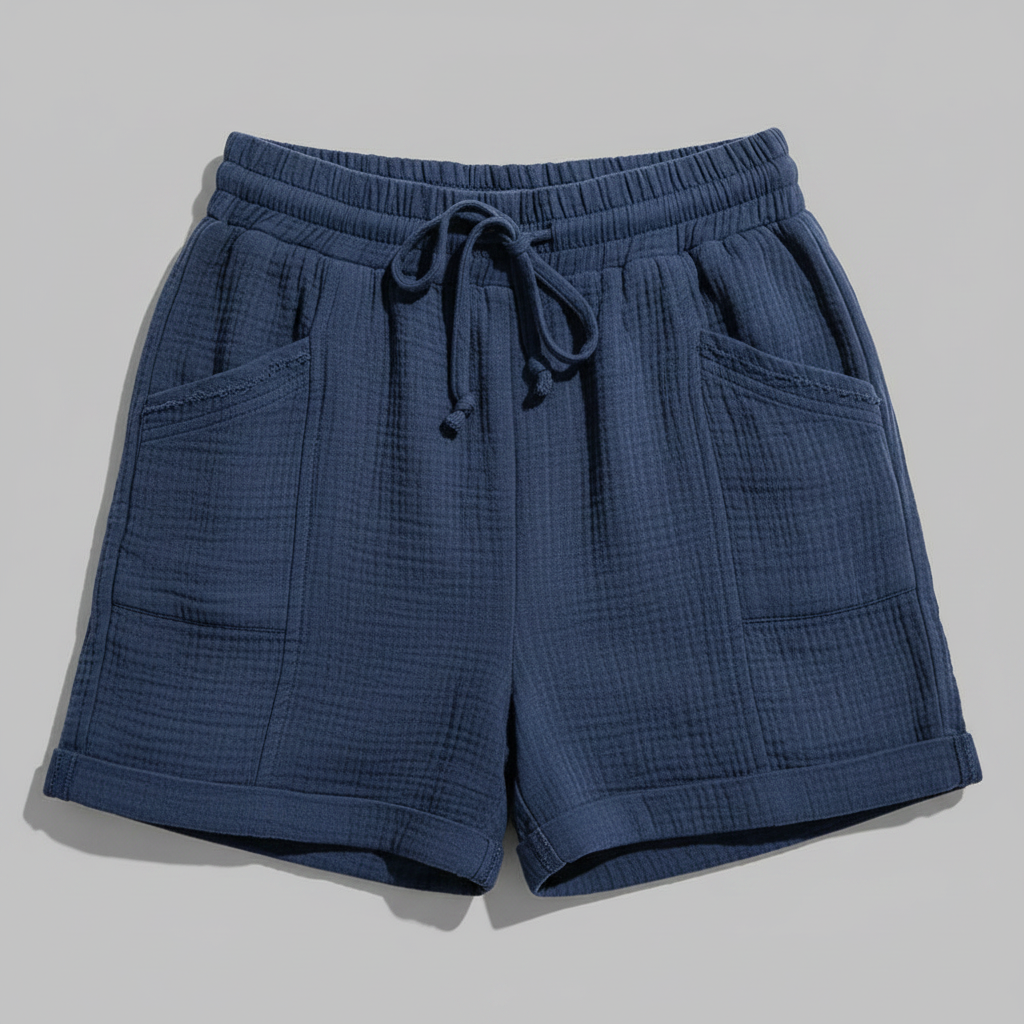 Short Feminino de Algodão Leve | Shorts de Verão Casuais