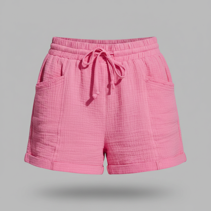 Short Feminino de Algodão Leve | Shorts de Verão Casuais