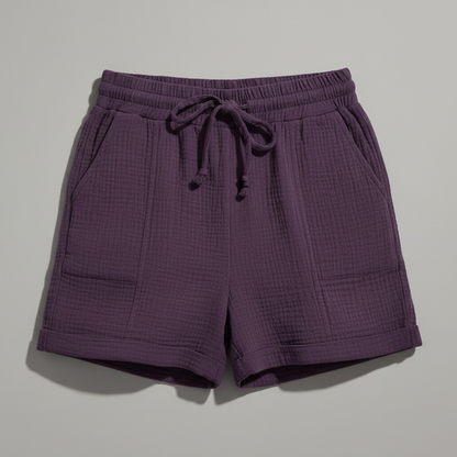 Short Feminino de Algodão Leve | Shorts de Verão Casuais