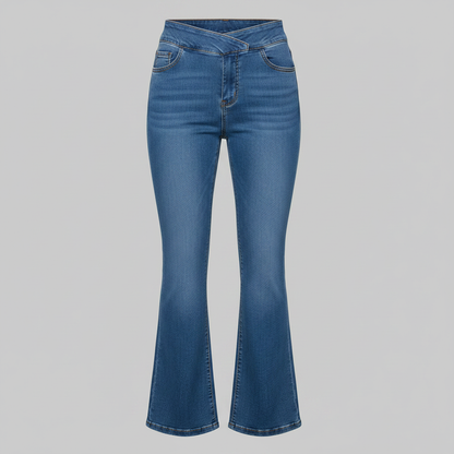 Helena | Calça Jeans Stretch Feminina com Cintura Alta