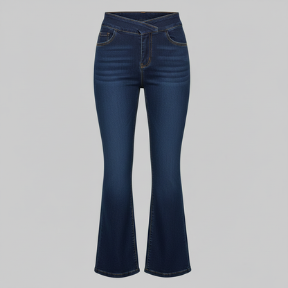 Helena | Calça Jeans Stretch Feminina com Cintura Alta