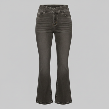 Helena | Calça Jeans Stretch Feminina com Cintura Alta