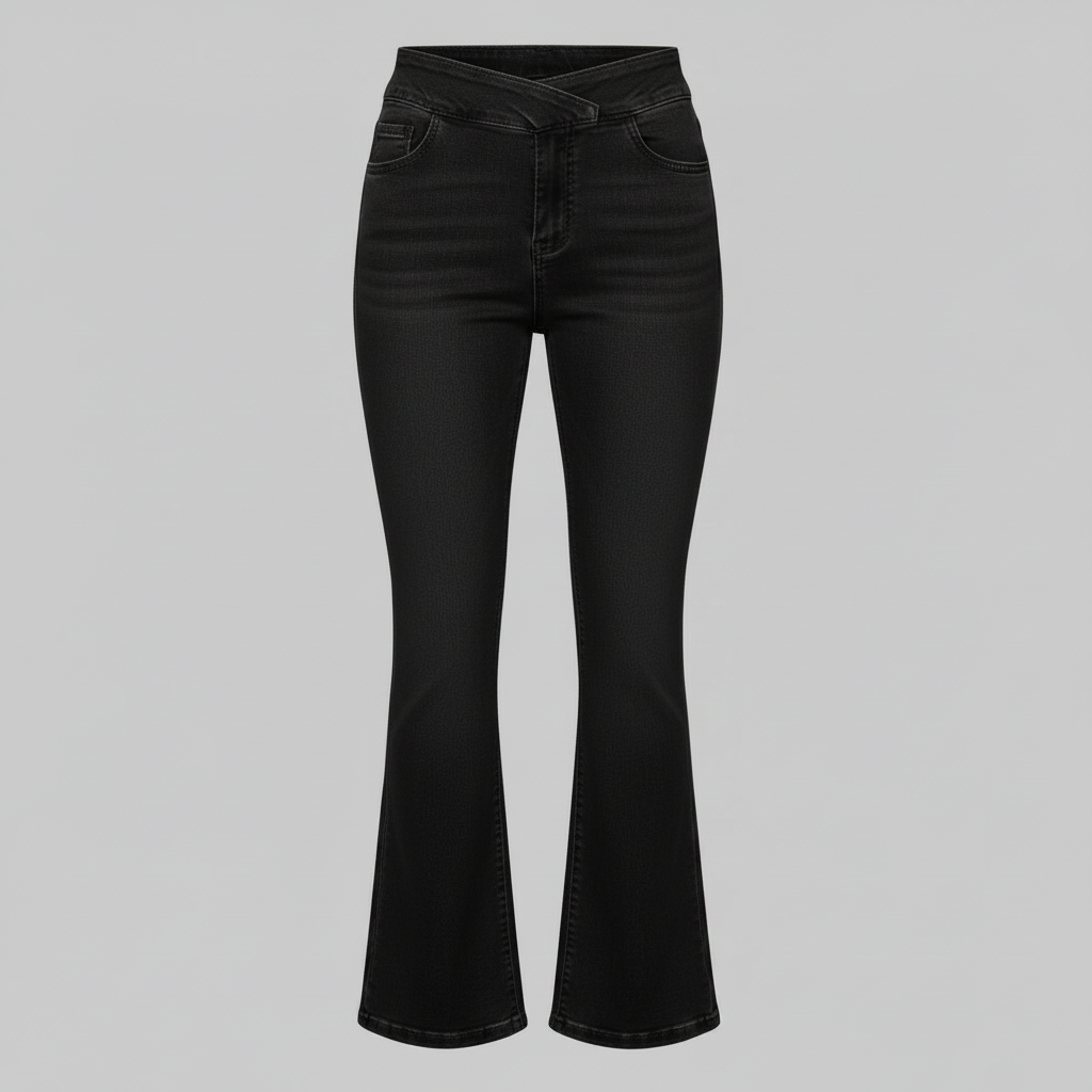 Helena | Calça Jeans Stretch Feminina com Cintura Alta
