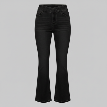 Helena | Calça Jeans Stretch Feminina com Cintura Alta