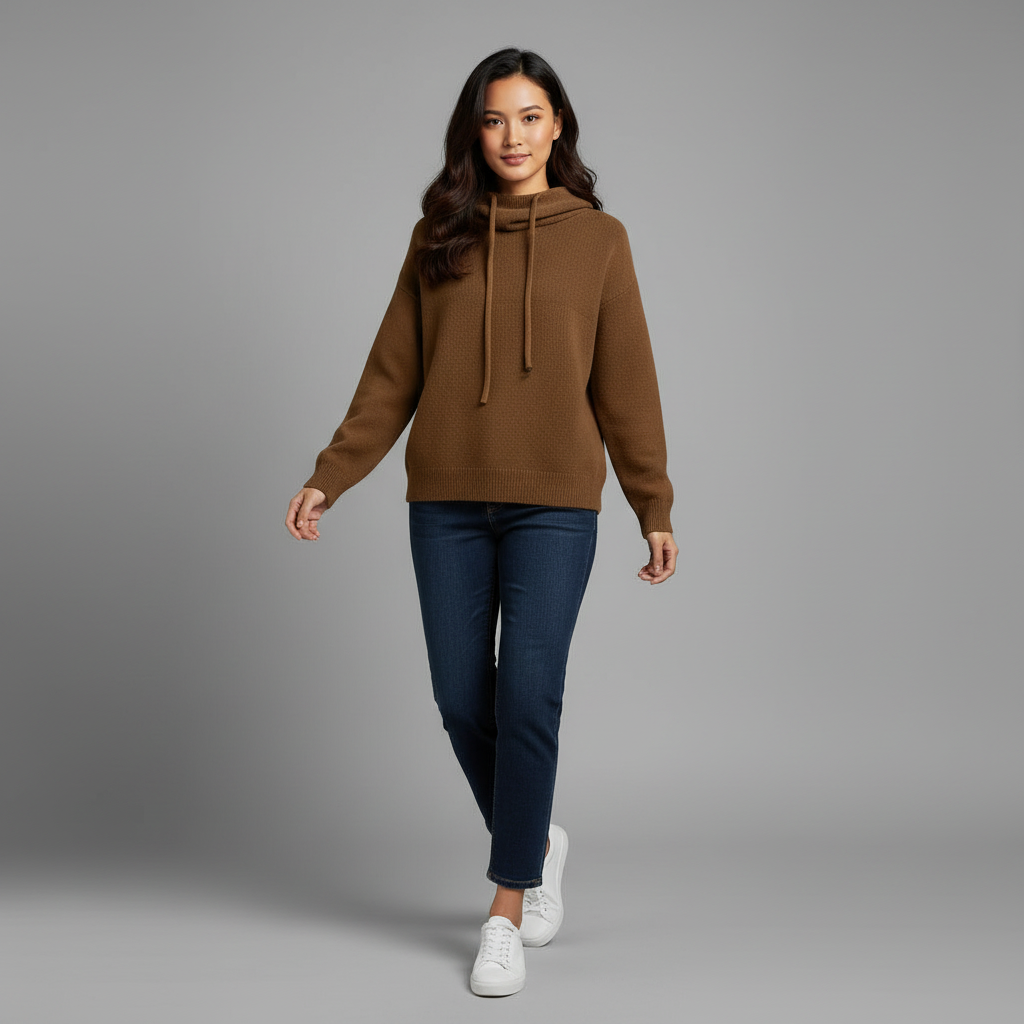 Coltrui Feminina de Merino Lena | Suéter de Lã Fina
