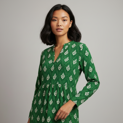 Vestido Maxi Feminino Verão com Estampa Geométrica