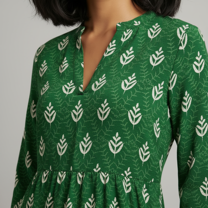 Vestido Maxi Feminino Verão com Estampa Geométrica
